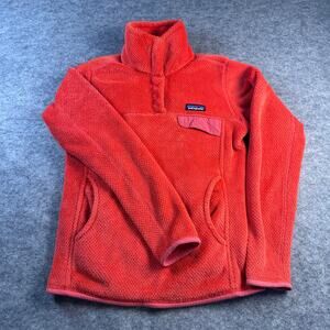 Patagonia Women's XS Retool Snap-T Orange Pullover